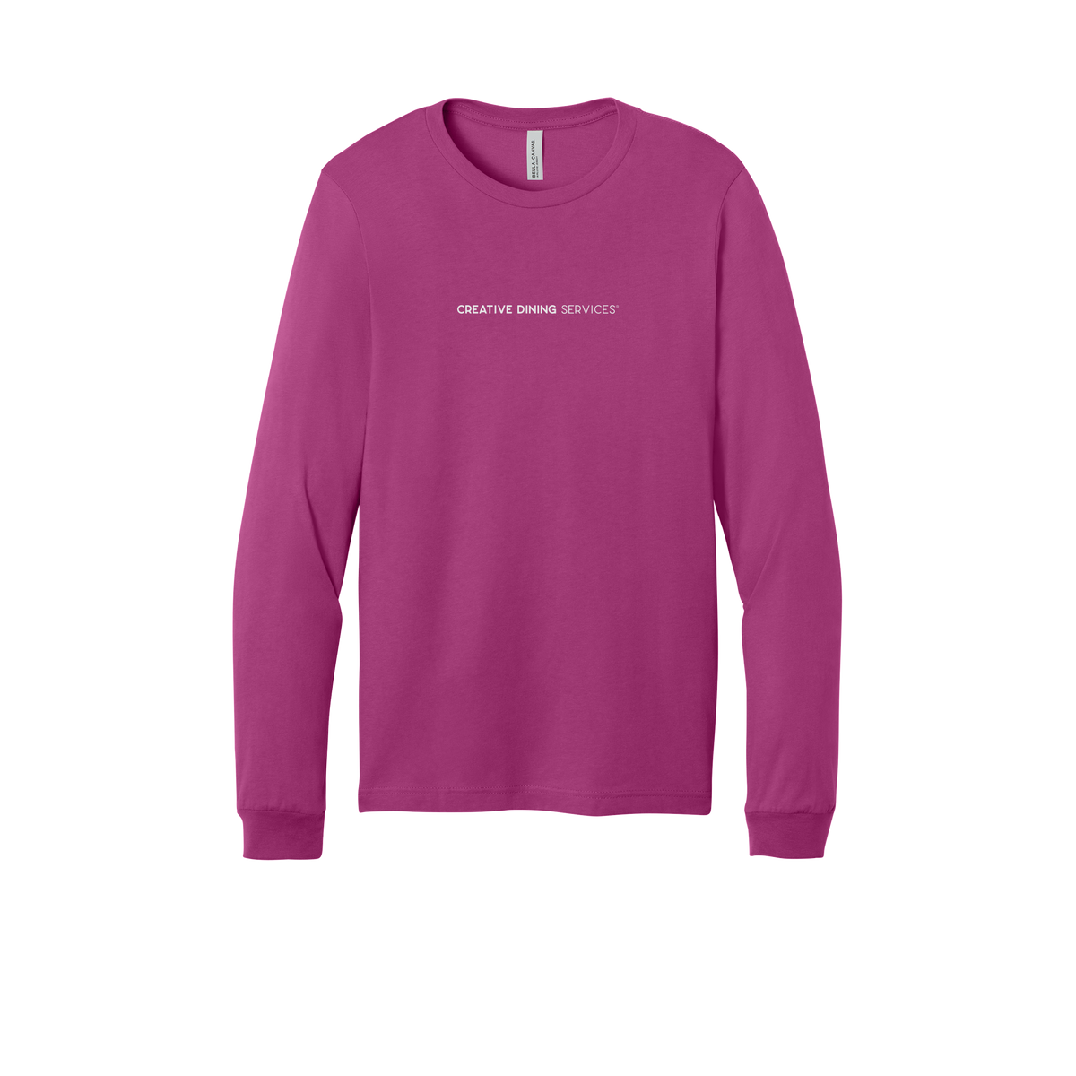 creativedining-all-season-long-sleeve-tee-dtf-front-3501-berry-flat-front
