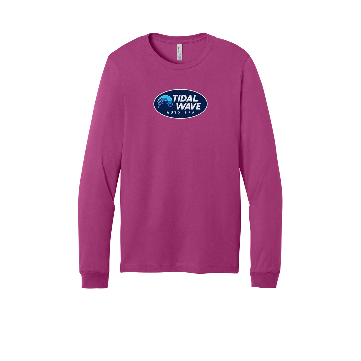 tidalwaveautospa-all-season-long-sleeve-tee-dtf-front-3501-berry-flat-front