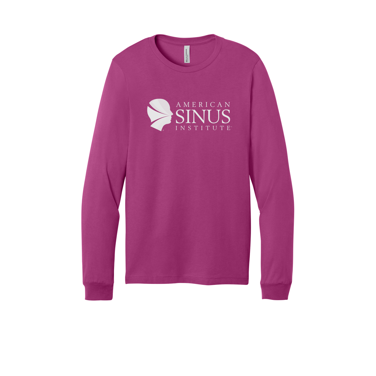 americansinus-all-season-medical-long-sleeve-tee-dtf-front-3501-berry-flat-front