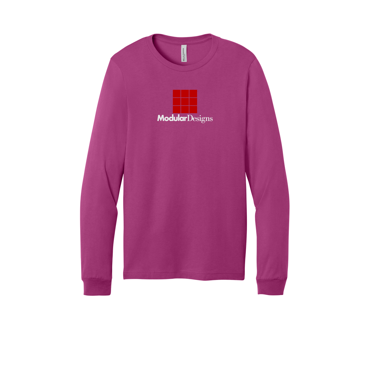 modulardesignsflooring-all-season-long-sleeve-tee-dtf-front-3501-berry-flat-front