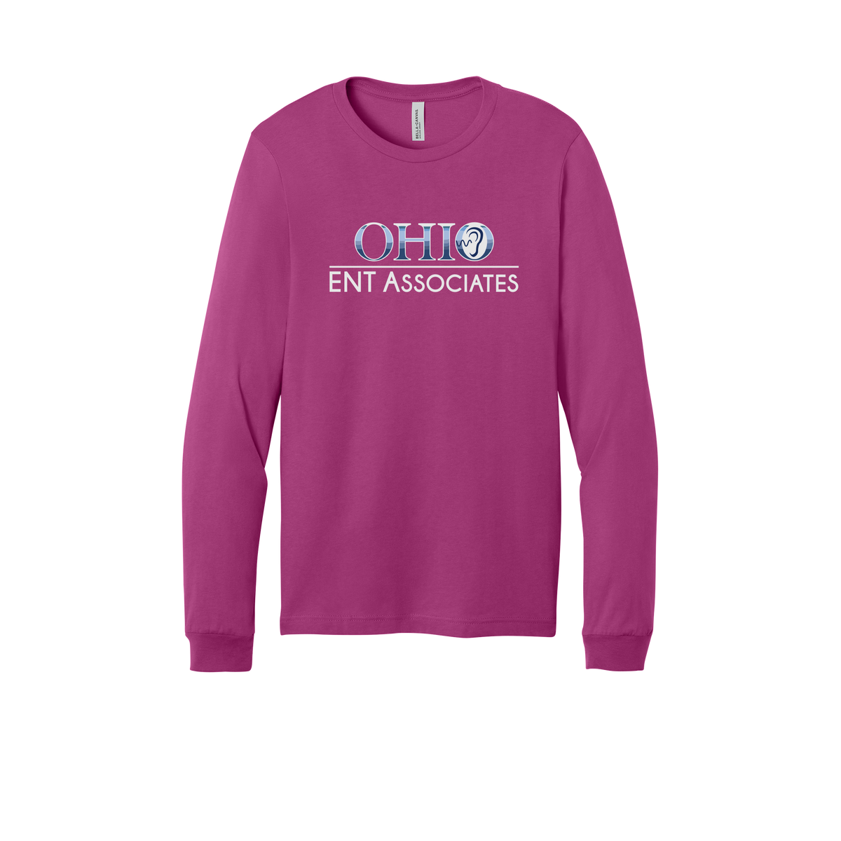 ohioentaudiology-all-season-medical-long-sleeve-tee-dtf-front-3501-berry-flat-front