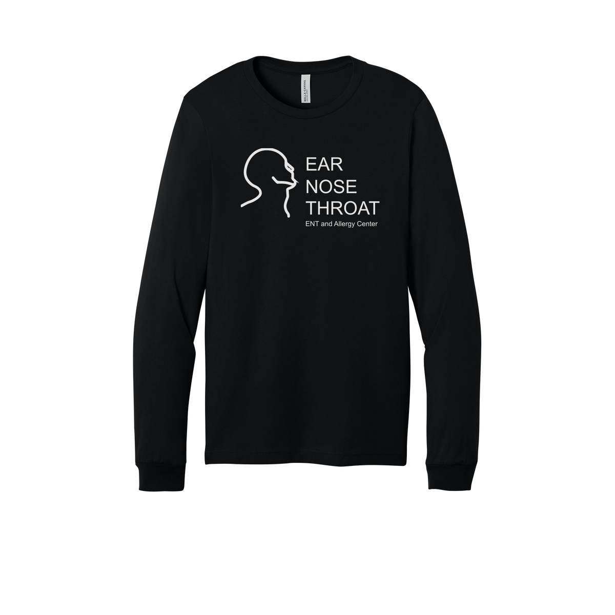 entnwa-all-season-medical-long-sleeve-tee-dtf-front-3501-black-flat-front