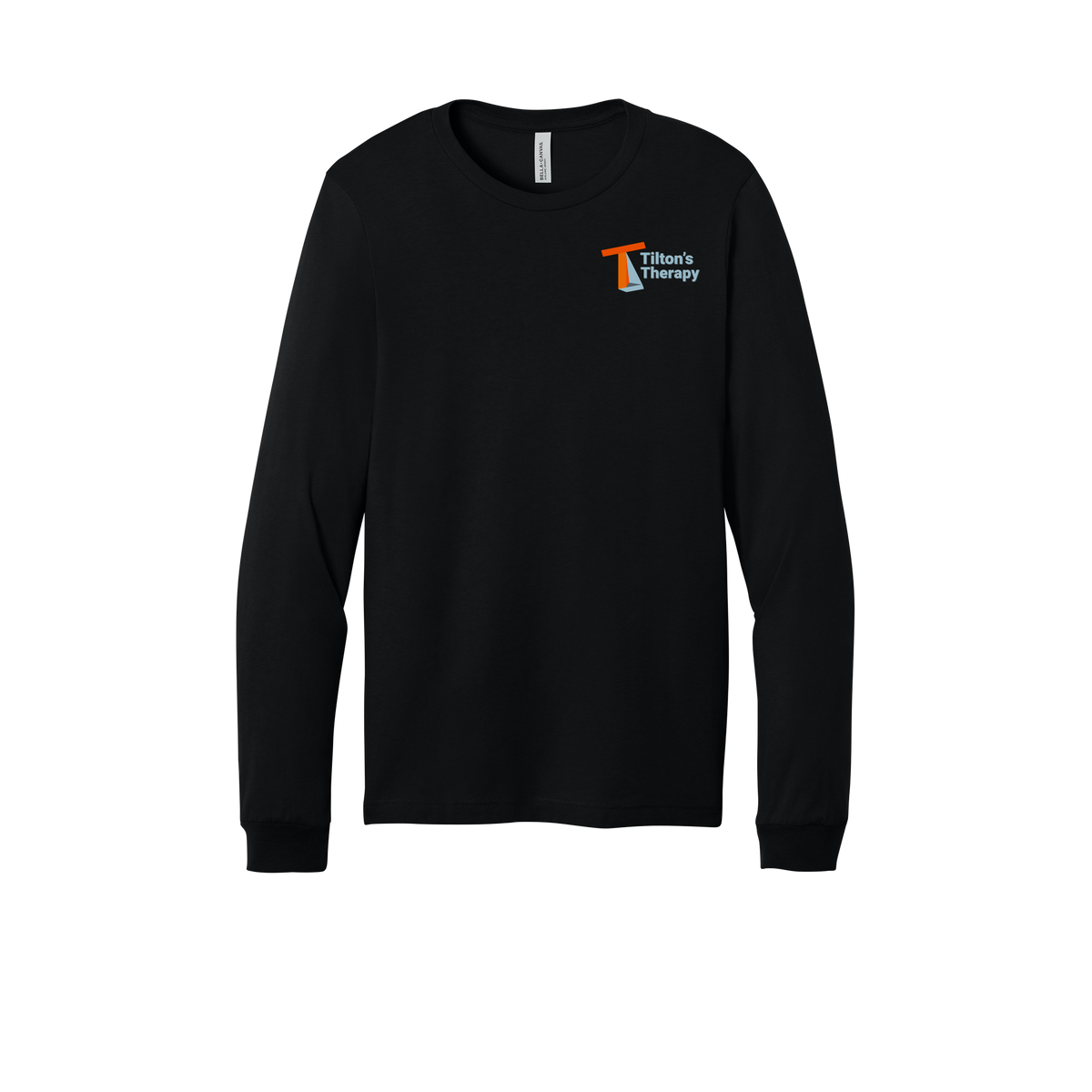 tiltonstherapy-all-season-long-sleeve-tee-dtf-leftchest-3501-black-flat-front