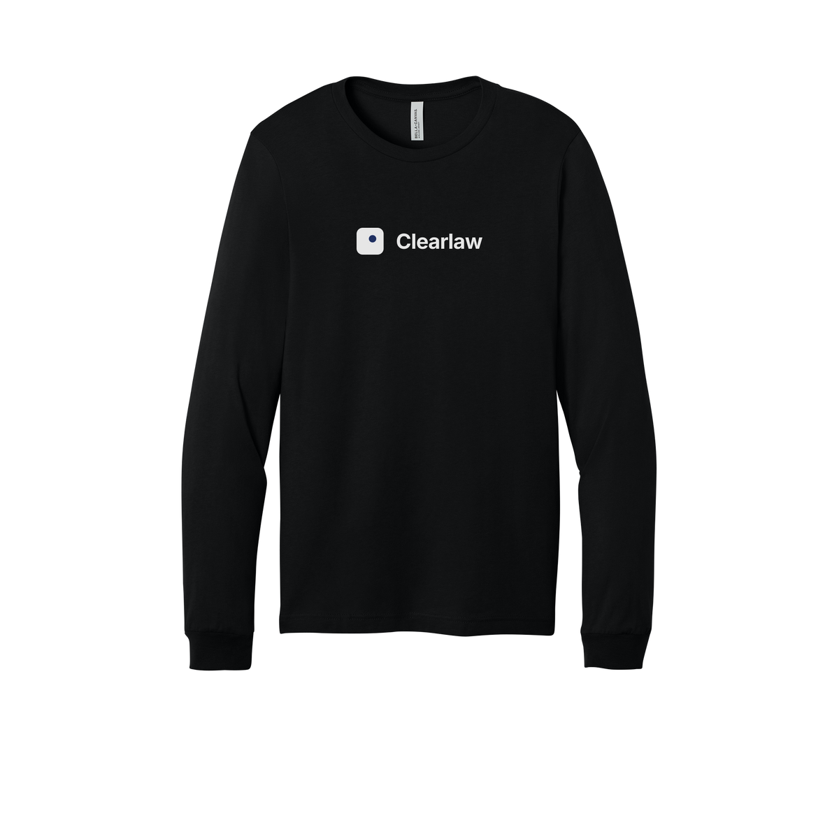 clearlaw-all-season-long-sleeve-tee-dtf-front-3501-black-flat-front