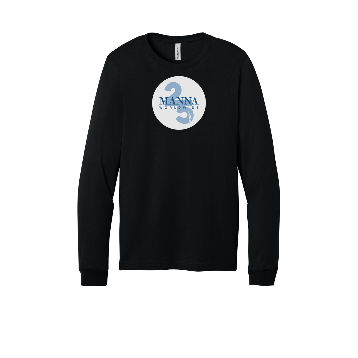 mannaworldwide-all-season-long-sleeve-tee-dtf-front-3501-black-flat-front