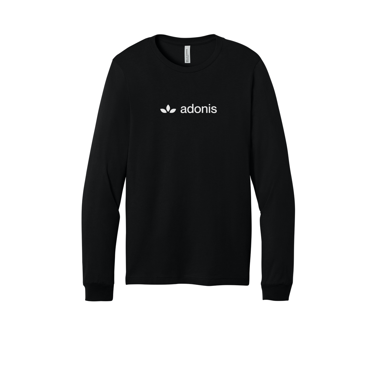 adonis-all-season-long-sleeve-tee-dtf-front-3501-black-flat-front