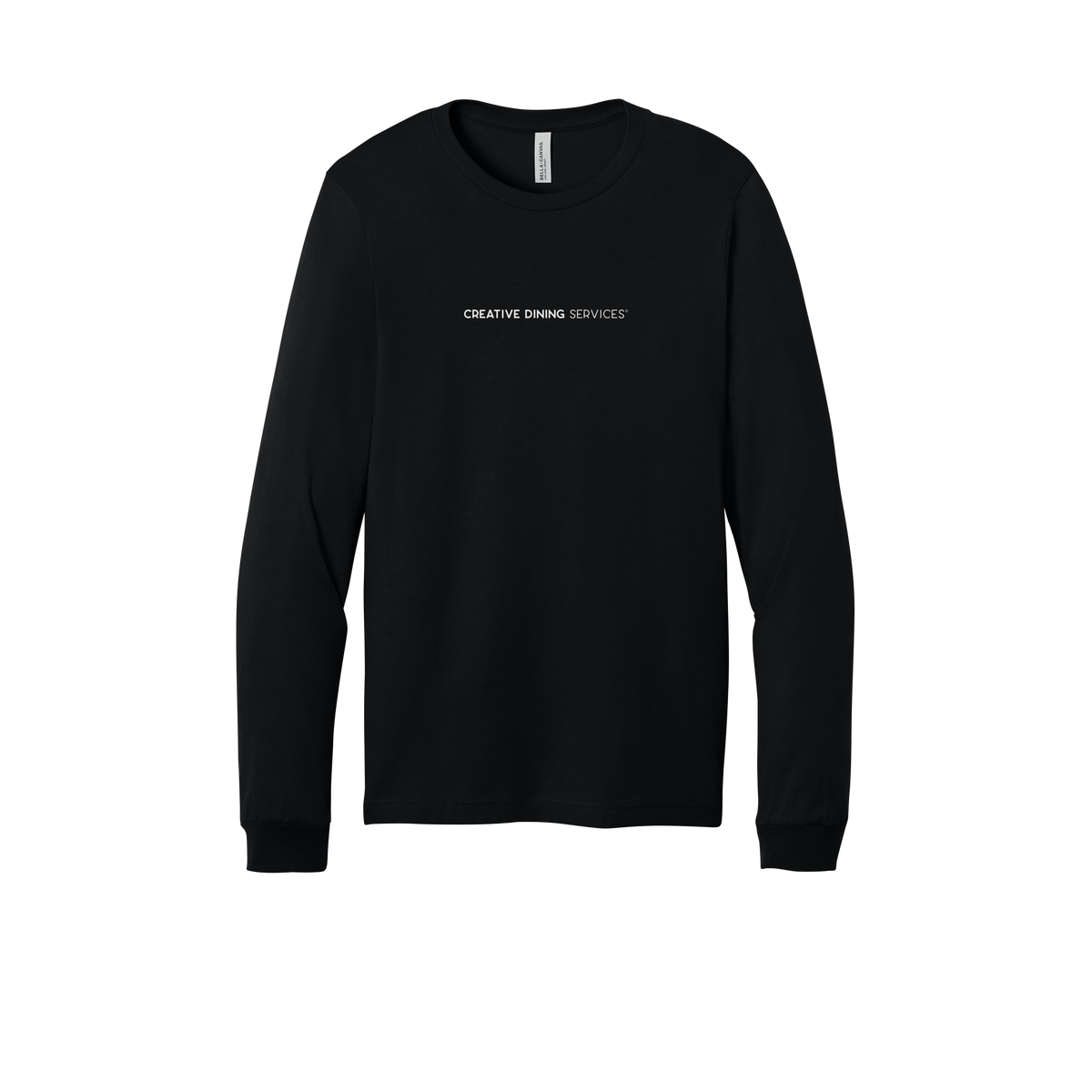 creativedining-all-season-long-sleeve-tee-dtf-front-3501-black-flat-front
