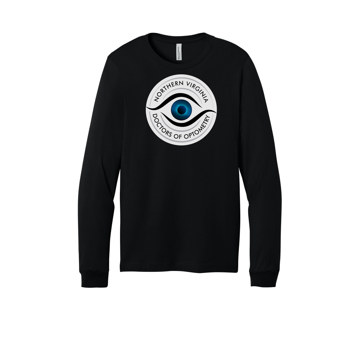 novaeyedocs-all-season-medical-long-sleeve-tee-dtf-front-3501-black-flat-front