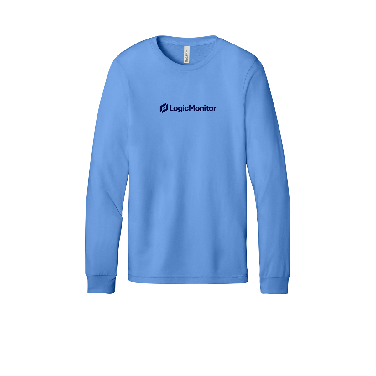 logicmonitor-all-season-long-sleeve-tee-dtf-front-3501-carolinablue-flat-front