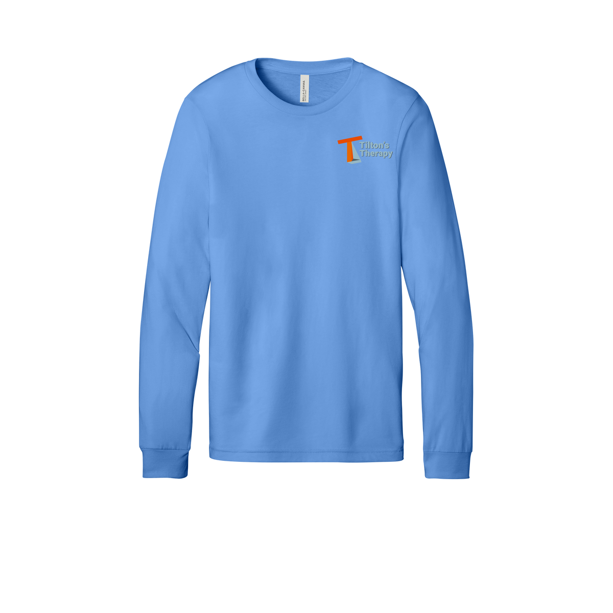 tiltonstherapy-all-season-long-sleeve-tee-dtf-leftchest-3501-carolinablue-flat-front