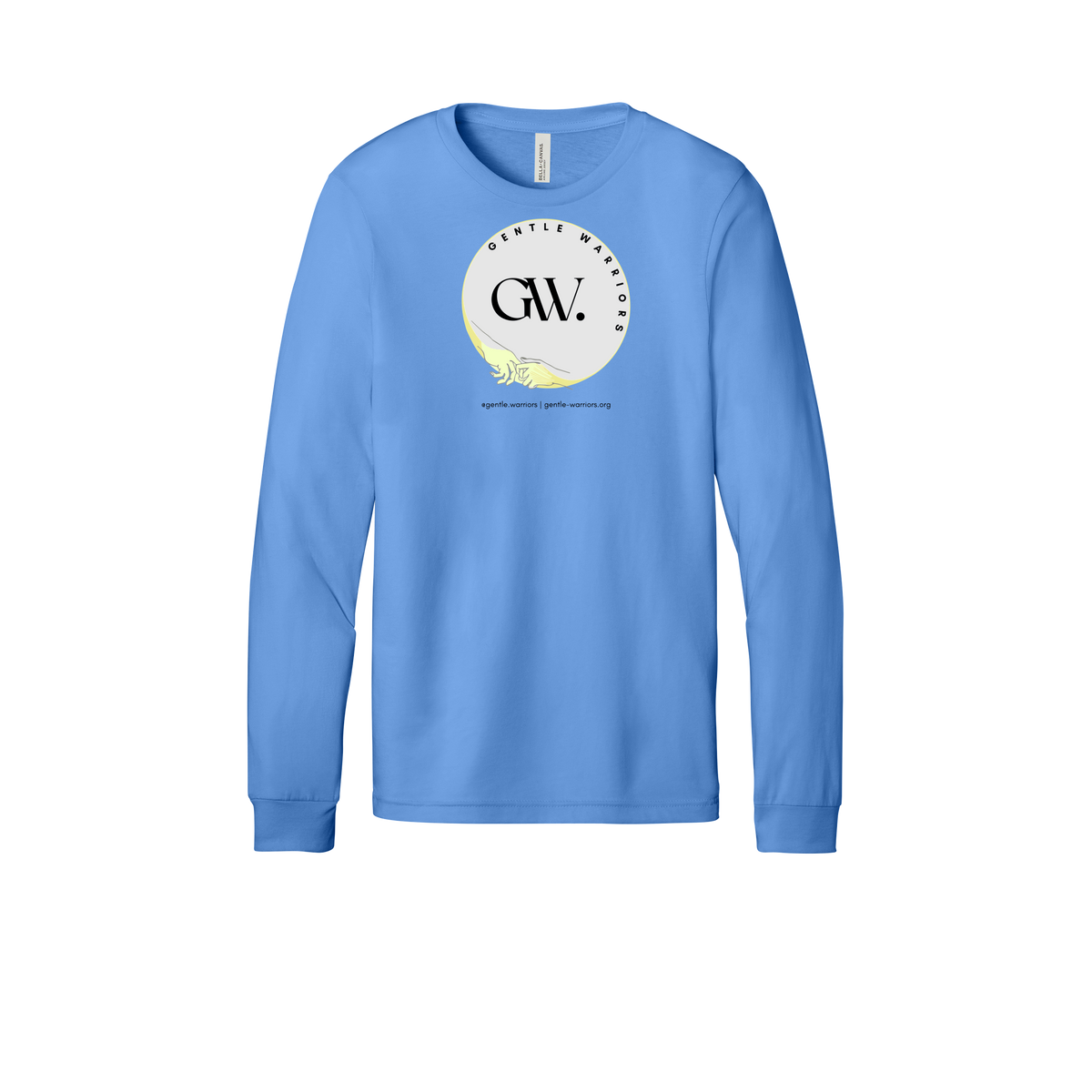 gentle-warriors-all-season-long-sleeve-tee-dtf-front-3501-carolinablue-flat-front