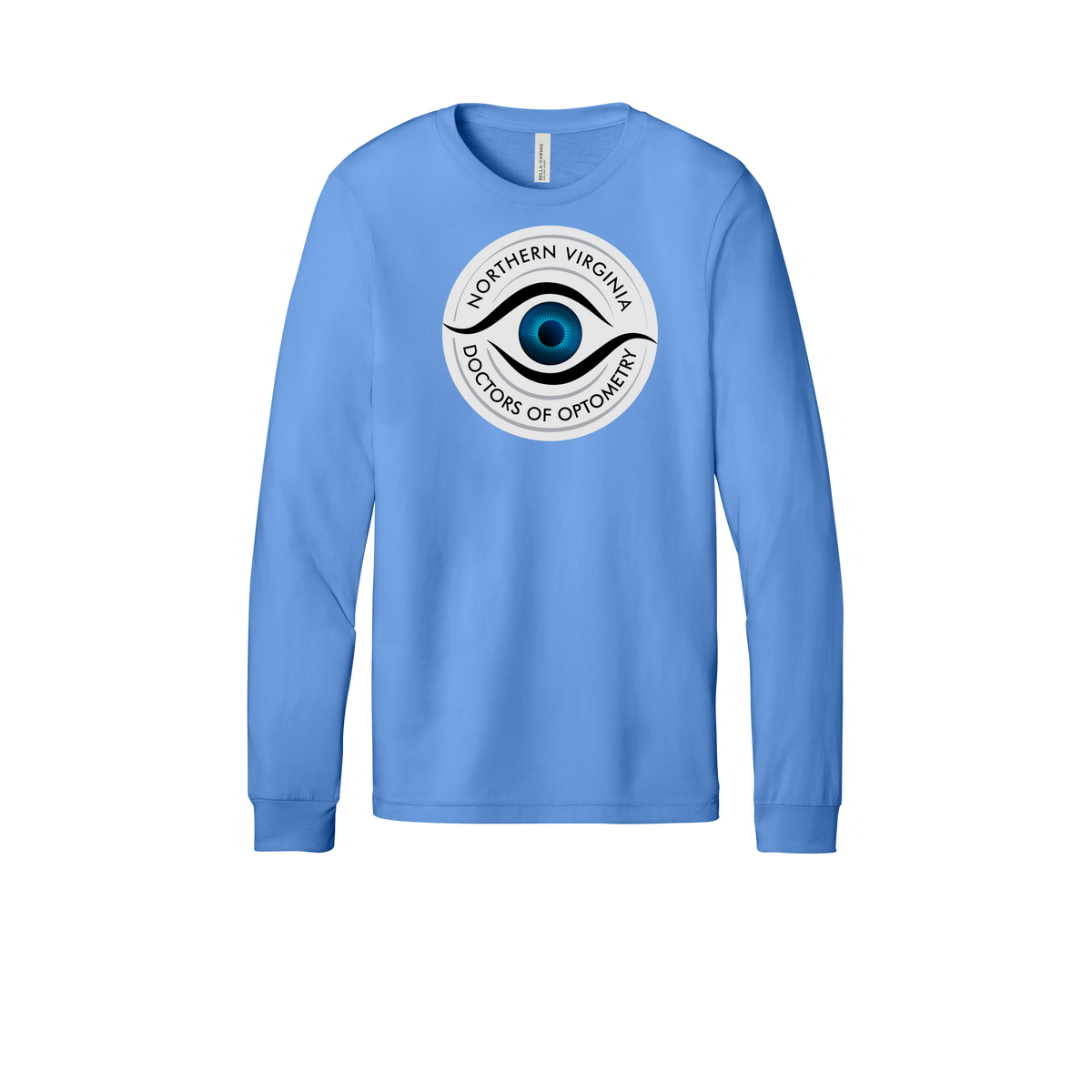 novaeyedocs-all-season-medical-long-sleeve-tee-dtf-front-3501-carolinablue-flat-front