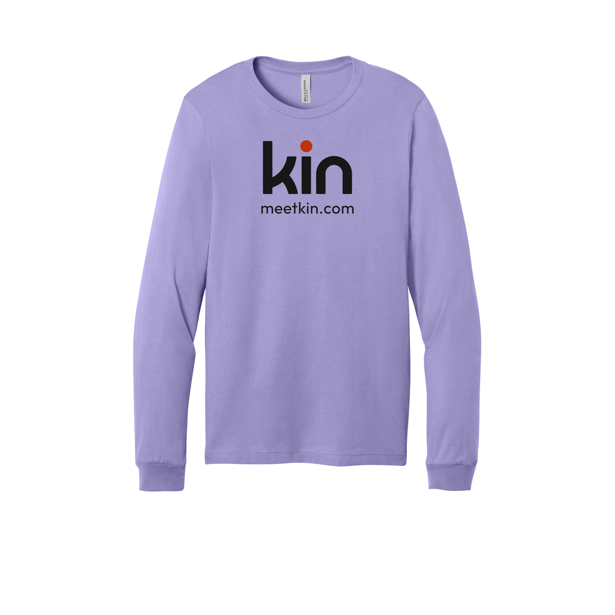 kin-all-season-long-sleeve-tee-dtf-front-3501-darklavender-flat-front