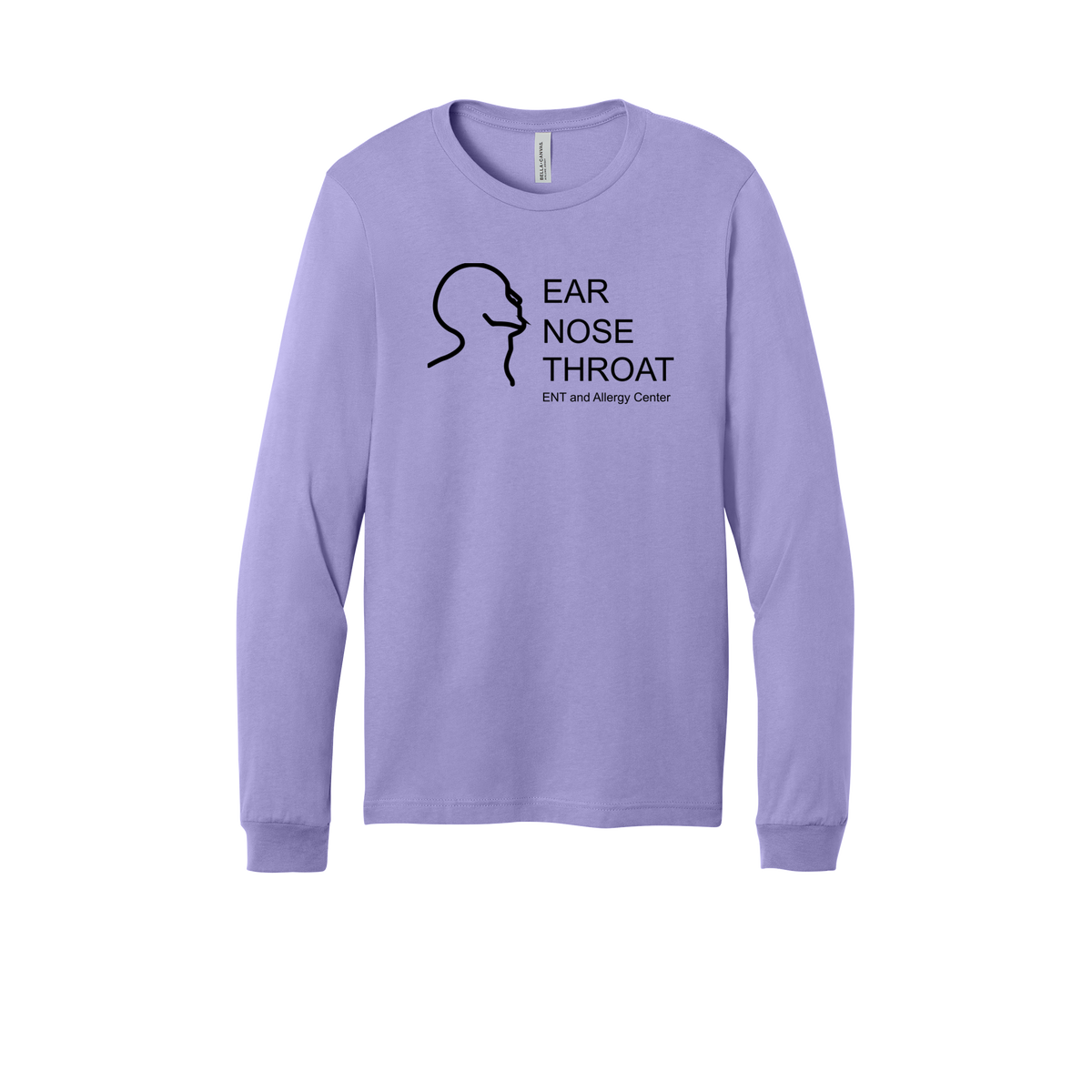 entnwa-all-season-medical-long-sleeve-tee-dtf-front-3501-darklavender-flat-front