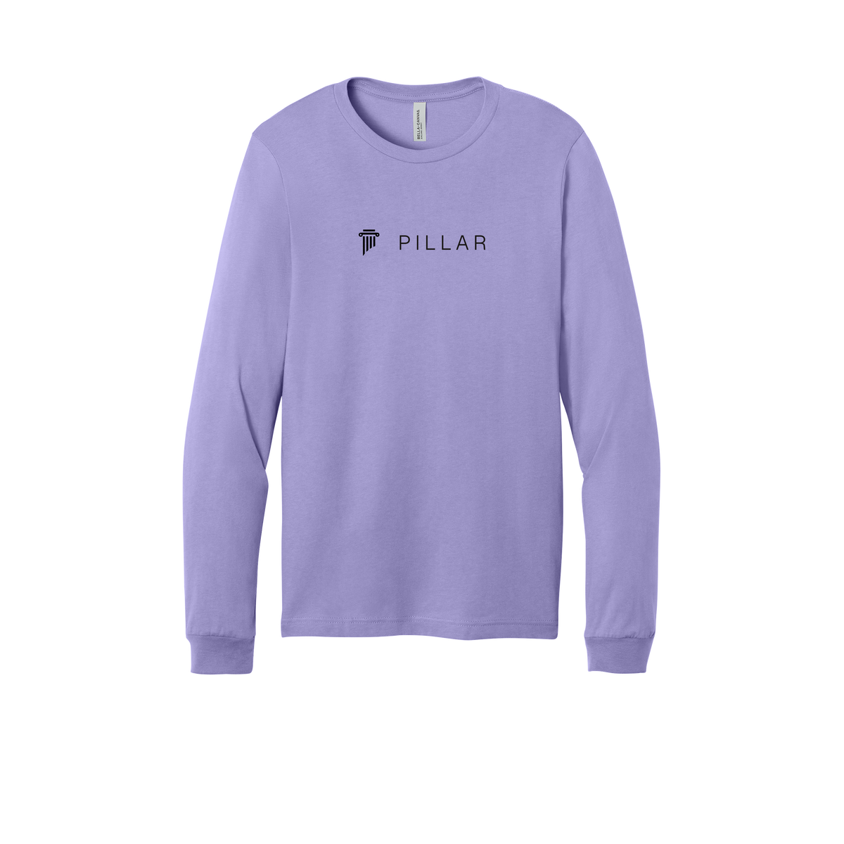 pillar-all-season-long-sleeve-tee-dtf-front-3501-darklavender-flat-front