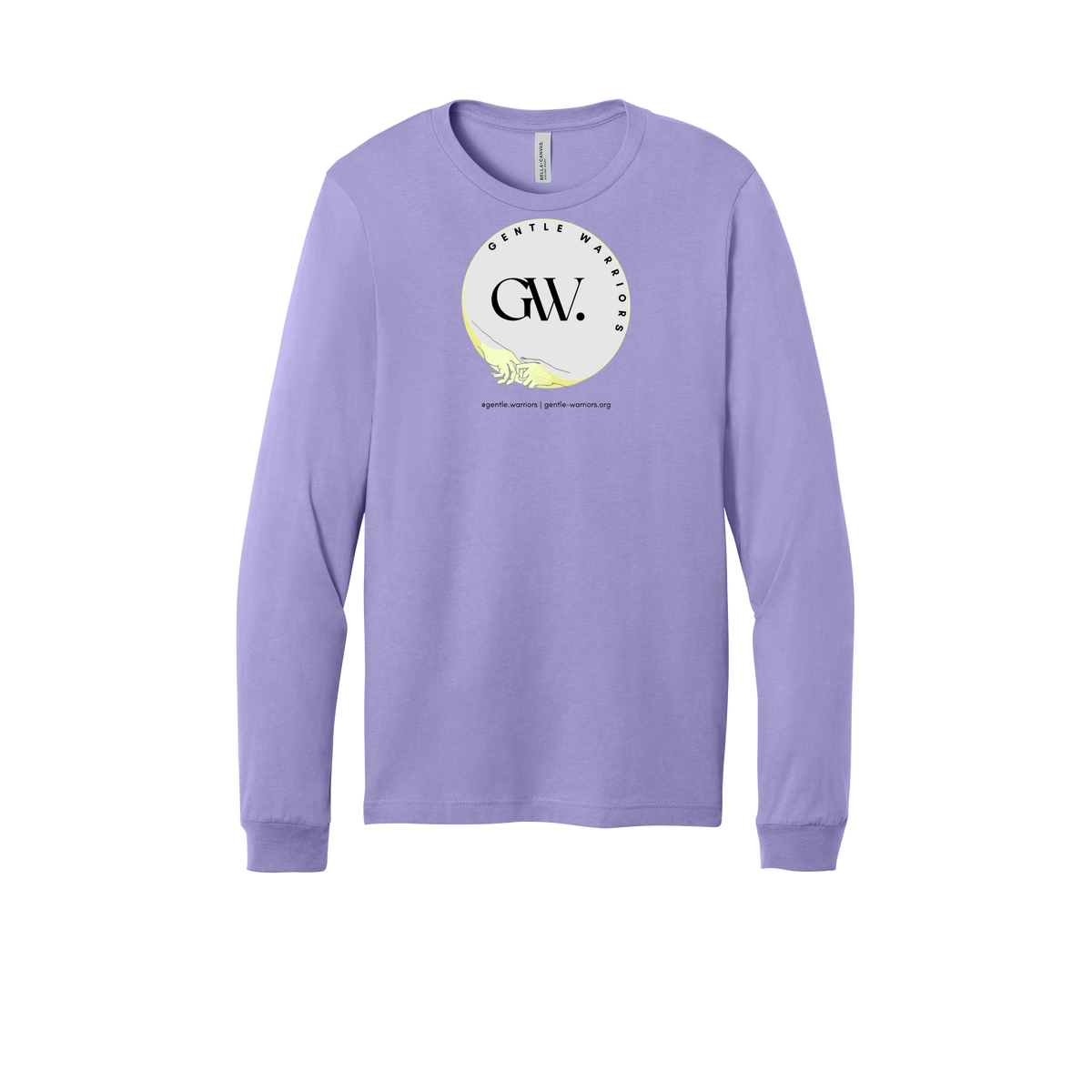 gentle-warriors-all-season-long-sleeve-tee-dtf-front-3501-darklavender-flat-front