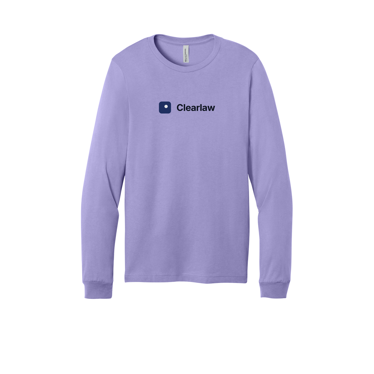 clearlaw-all-season-long-sleeve-tee-dtf-front-3501-darklavender-flat-front