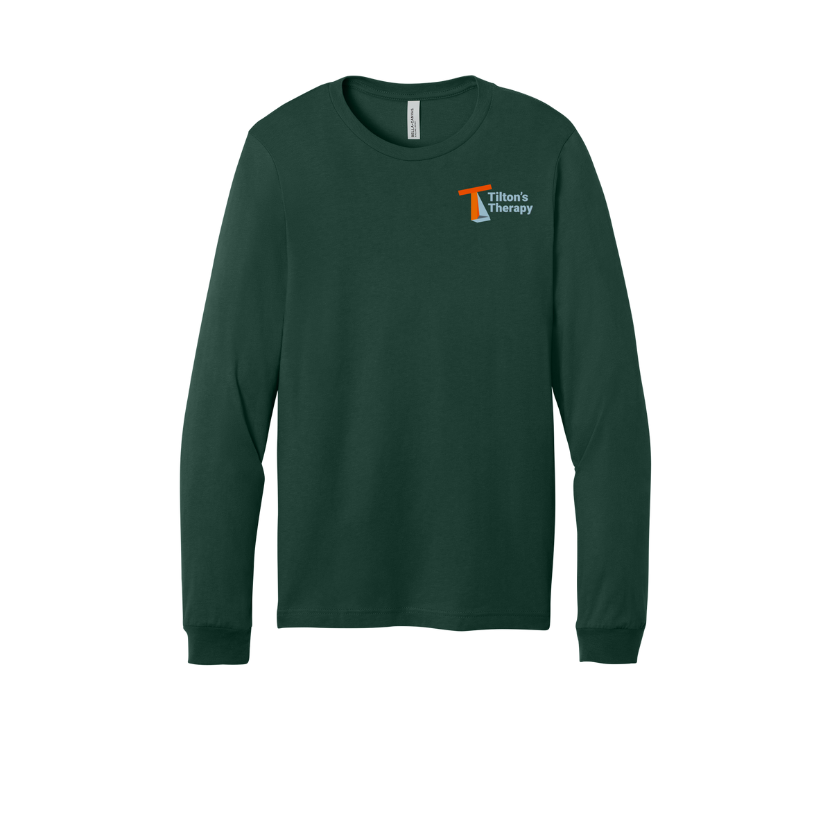 tiltonstherapy-all-season-long-sleeve-tee-dtf-leftchest-3501-forest-flat-front