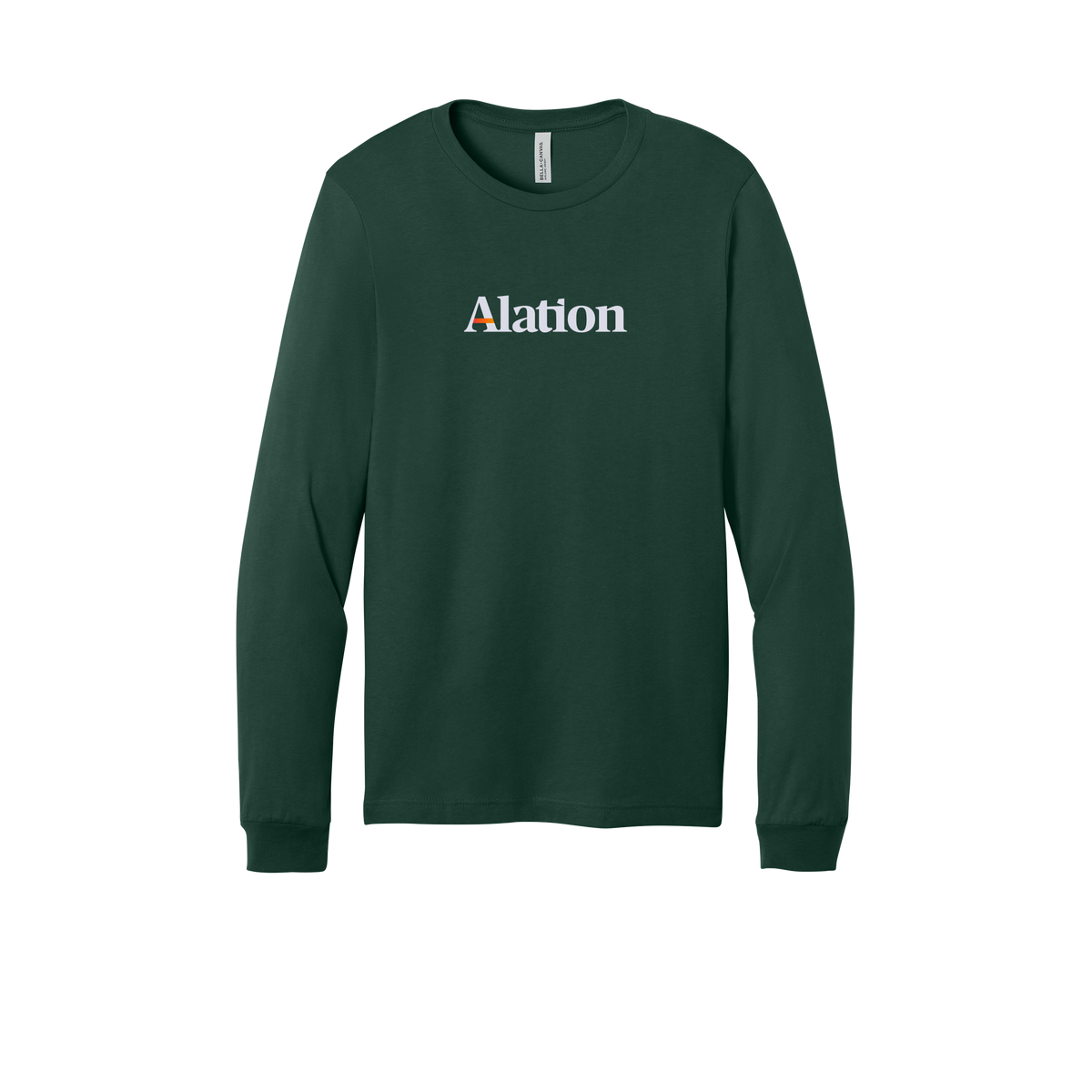 alation-all-season-long-sleeve-tee-dtf-front-3501-forest-flat-front