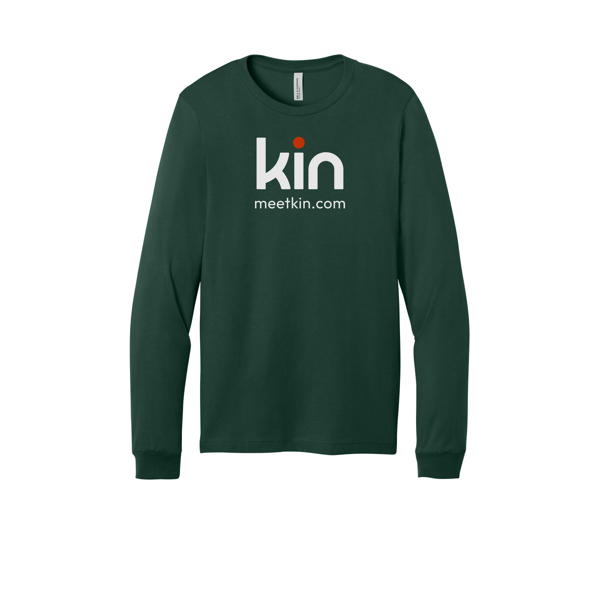 kin-all-season-long-sleeve-tee-dtf-front-3501-forest-flat-front