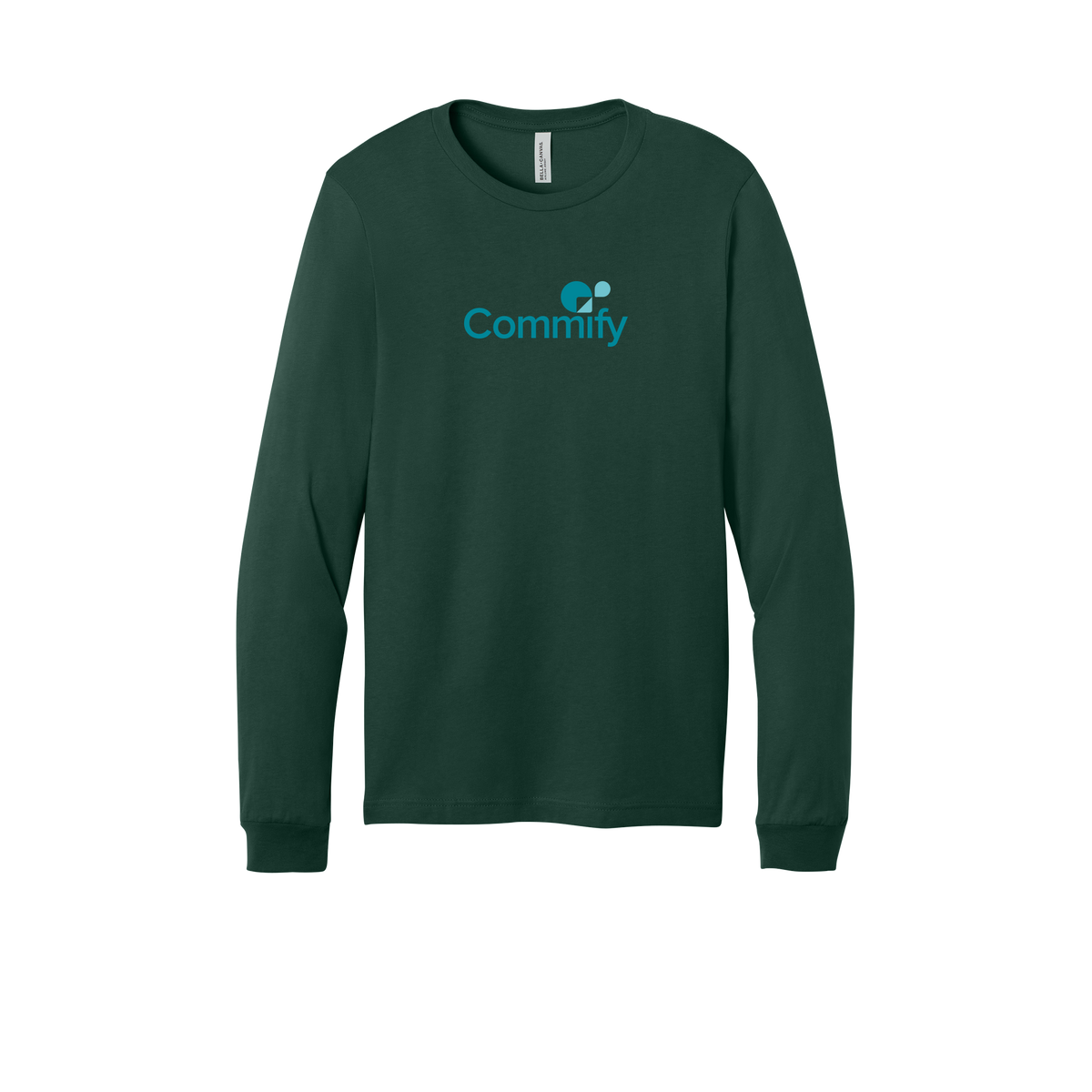 commify-all-season-long-sleeve-tee-dtf-front-3501-forest-flat-front