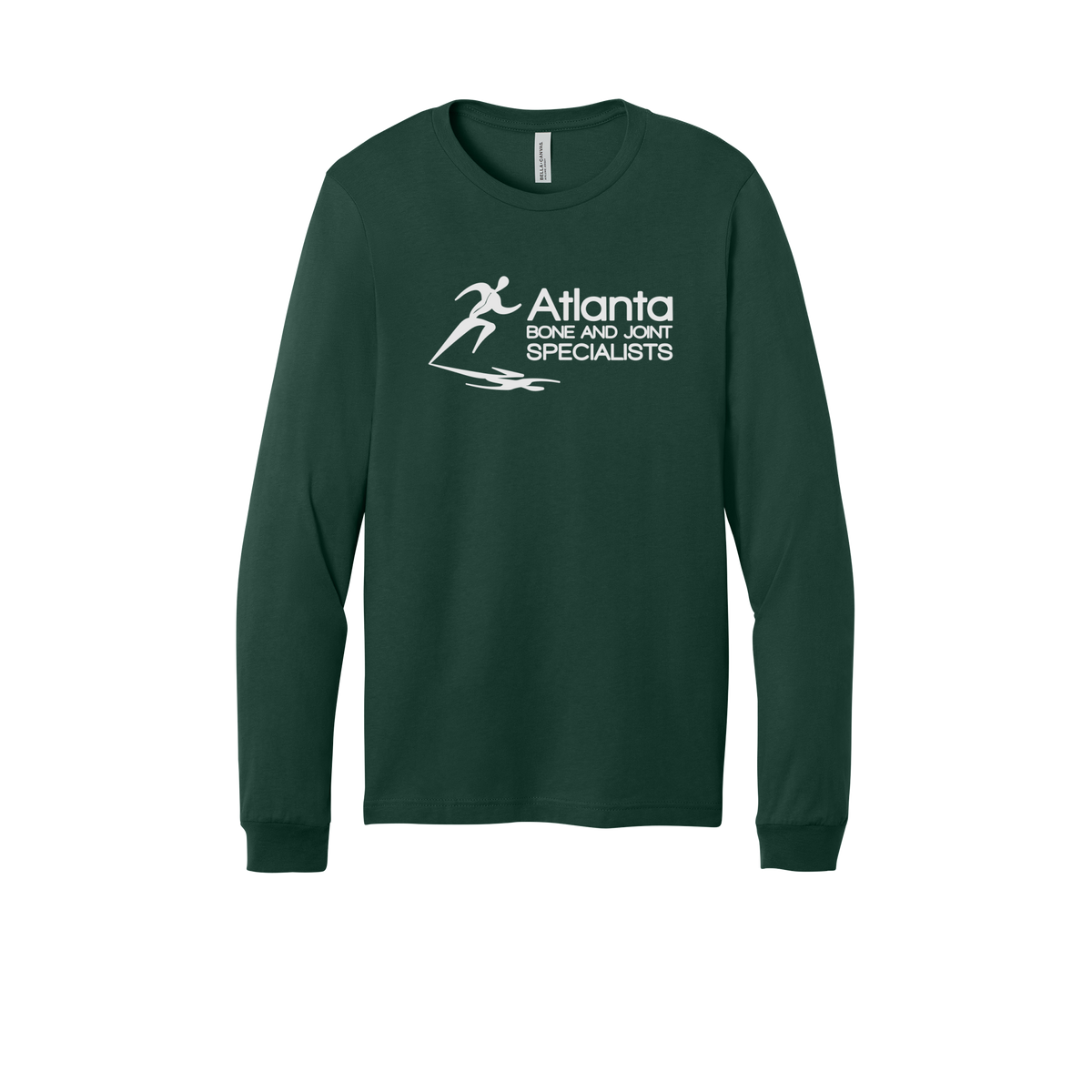 atlantaboneandjoint-all-season-medical-long-sleeve-tee-dtf-front-3501-forest-flat-front