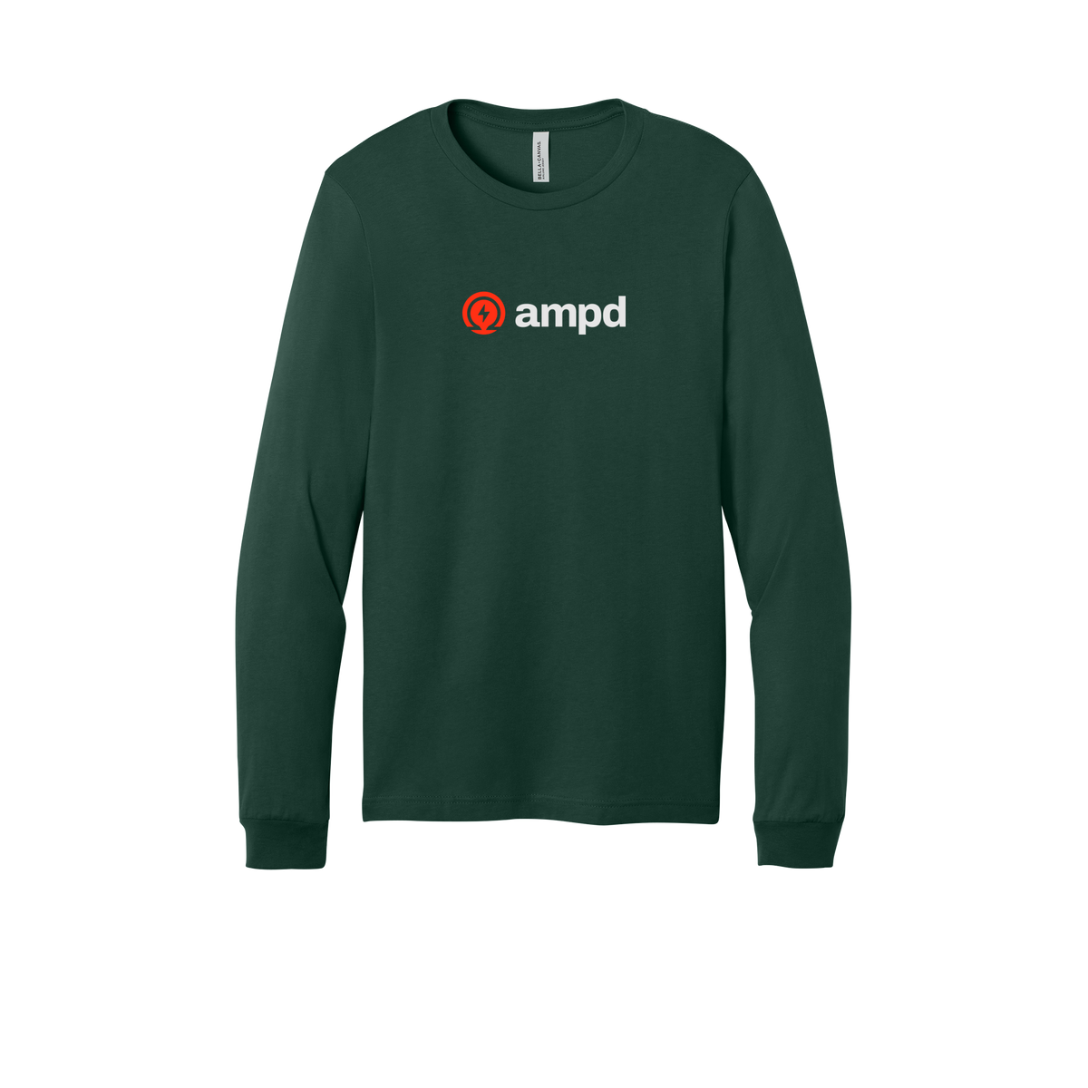 ampd-all-season-long-sleeve-tee-dtf-front-3501-forest-flat-front