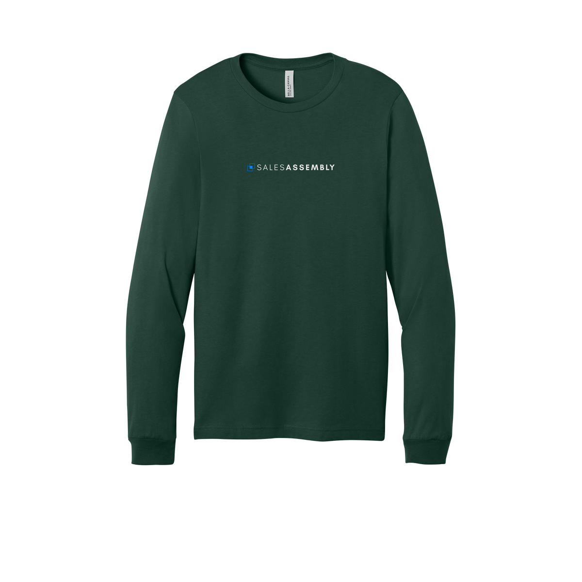 salesassembly-all-season-long-sleeve-tee-dtf-front-3501-forest-flat-front