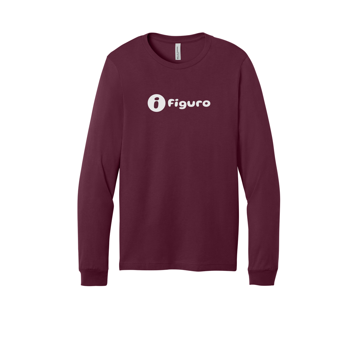 getfiguro-all-season-long-sleeve-tee-dtf-front-3501-maroon-flat-front
