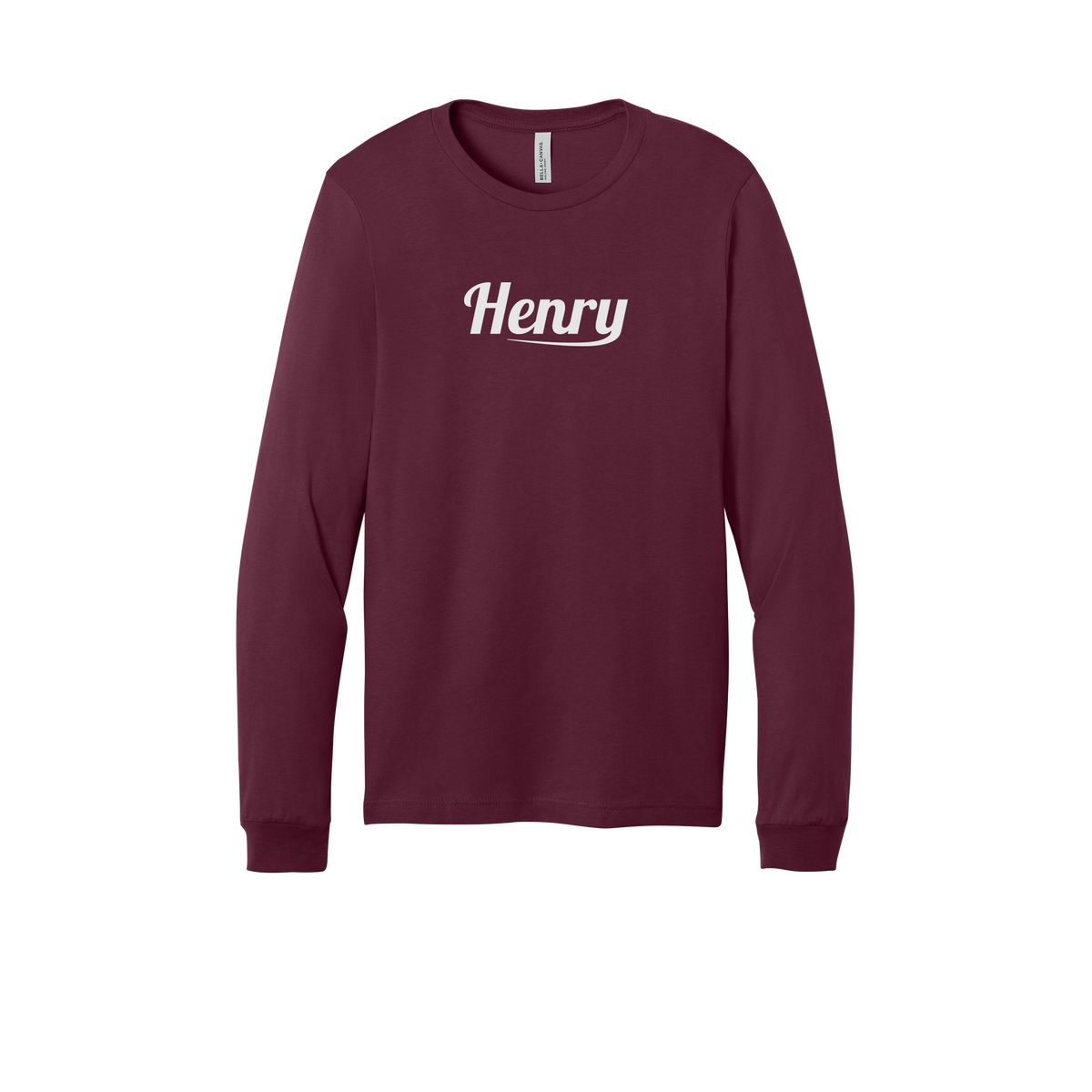 henrymeds-all-season-long-sleeve-tee-dtf-front-3501-maroon-flat-front