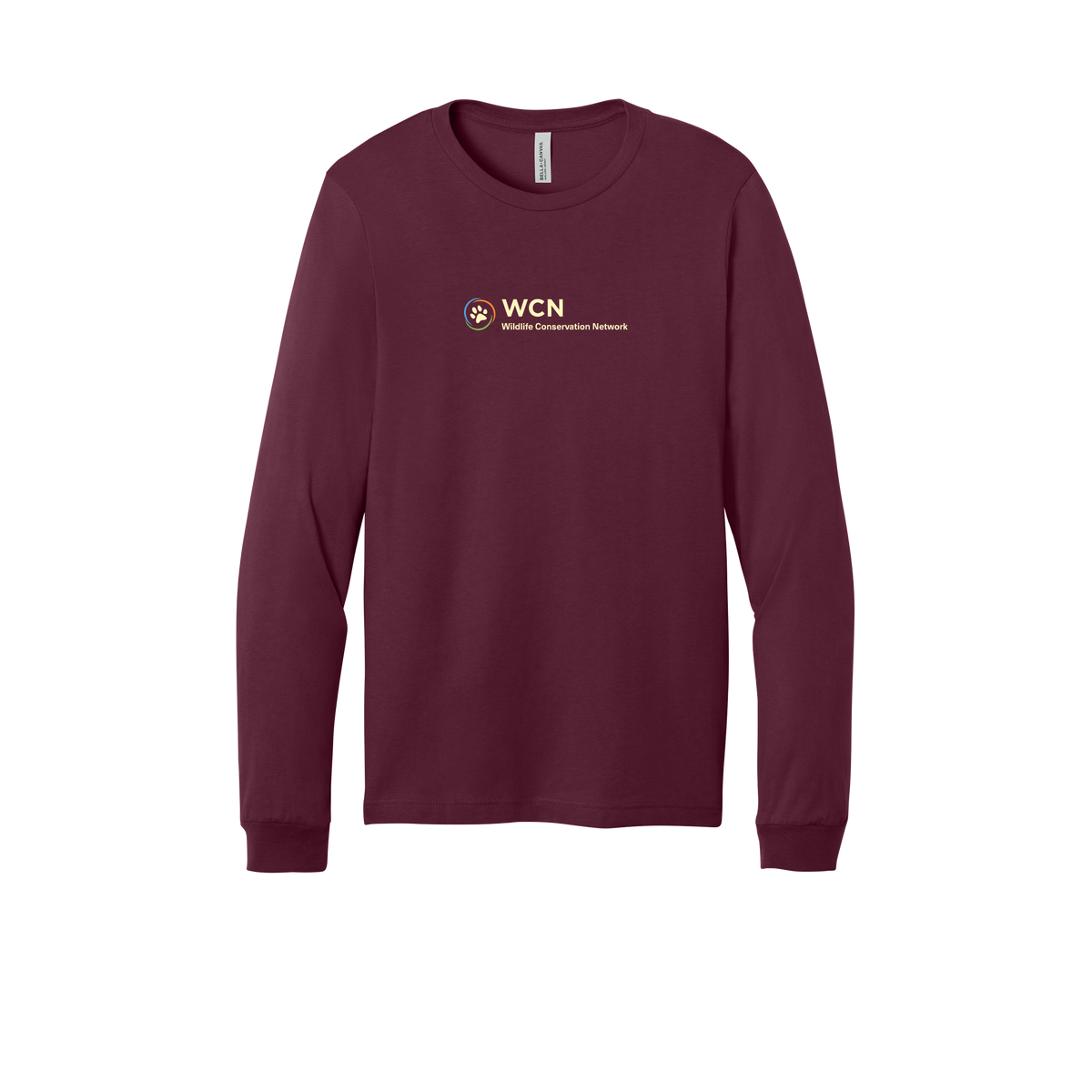 wildnet-all-season-long-sleeve-tee-dtf-front-3501-maroon-flat-front