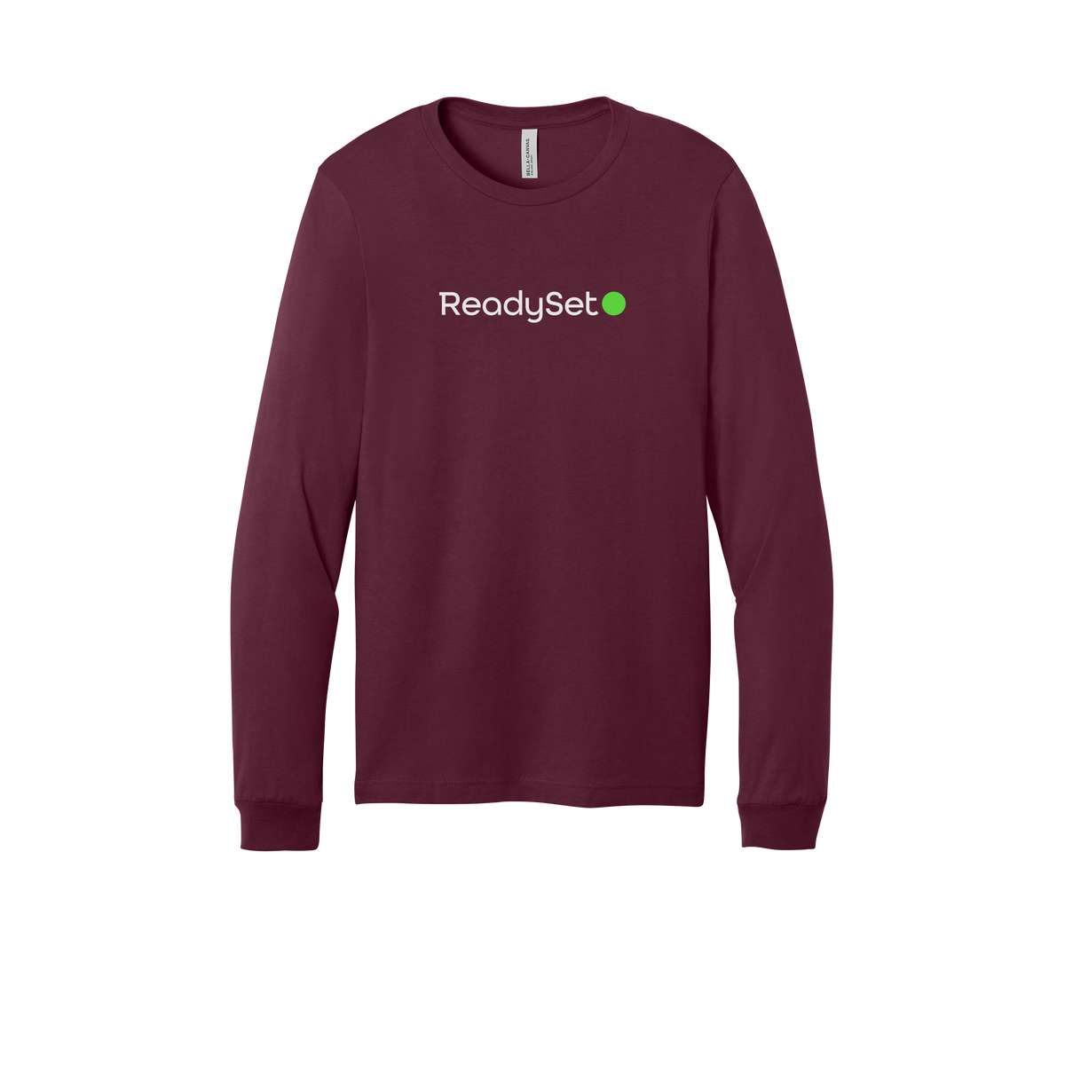 readysetsurgical-all-season-medical-long-sleeve-tee-dtf-front-3501-maroon-flat-front