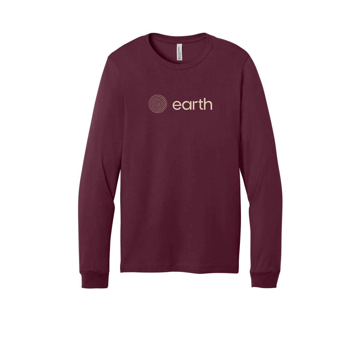 earthfuneral-all-season-long-sleeve-tee-dtf-front-3501-maroon-flat-front