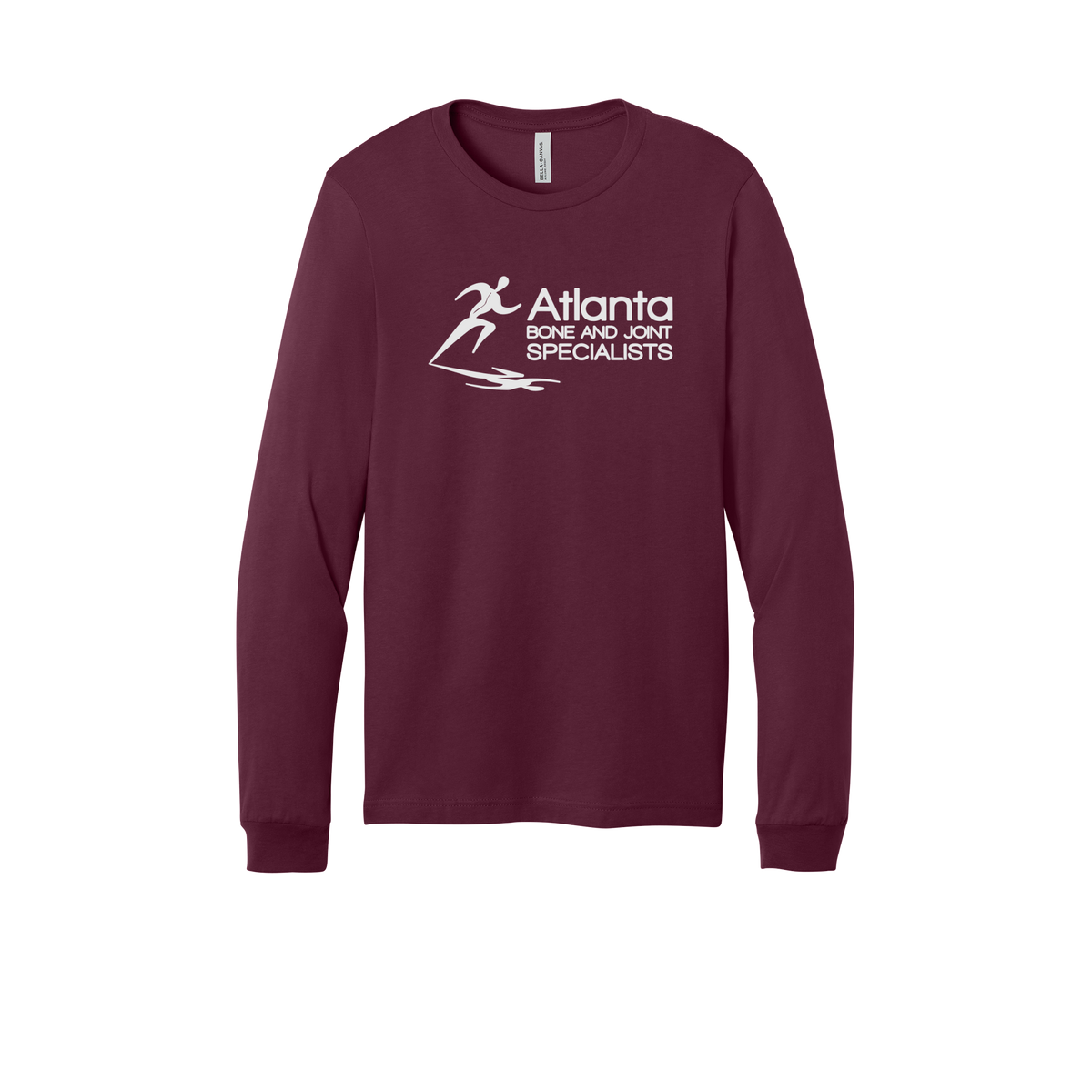 atlantaboneandjoint-all-season-medical-long-sleeve-tee-dtf-front-3501-maroon-flat-front