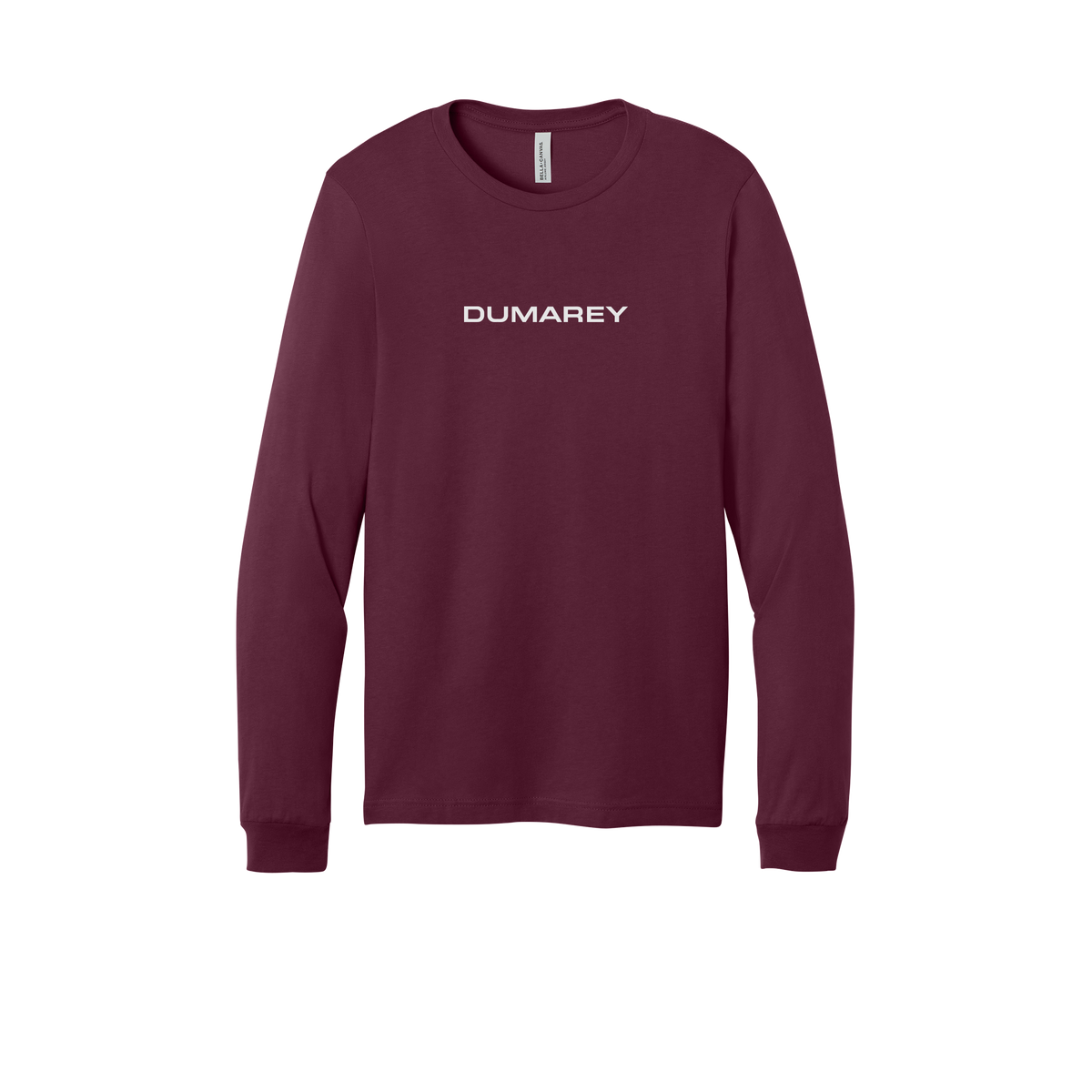 dumarey-all-season-long-sleeve-tee-dtf-front-3501-maroon-flat-front