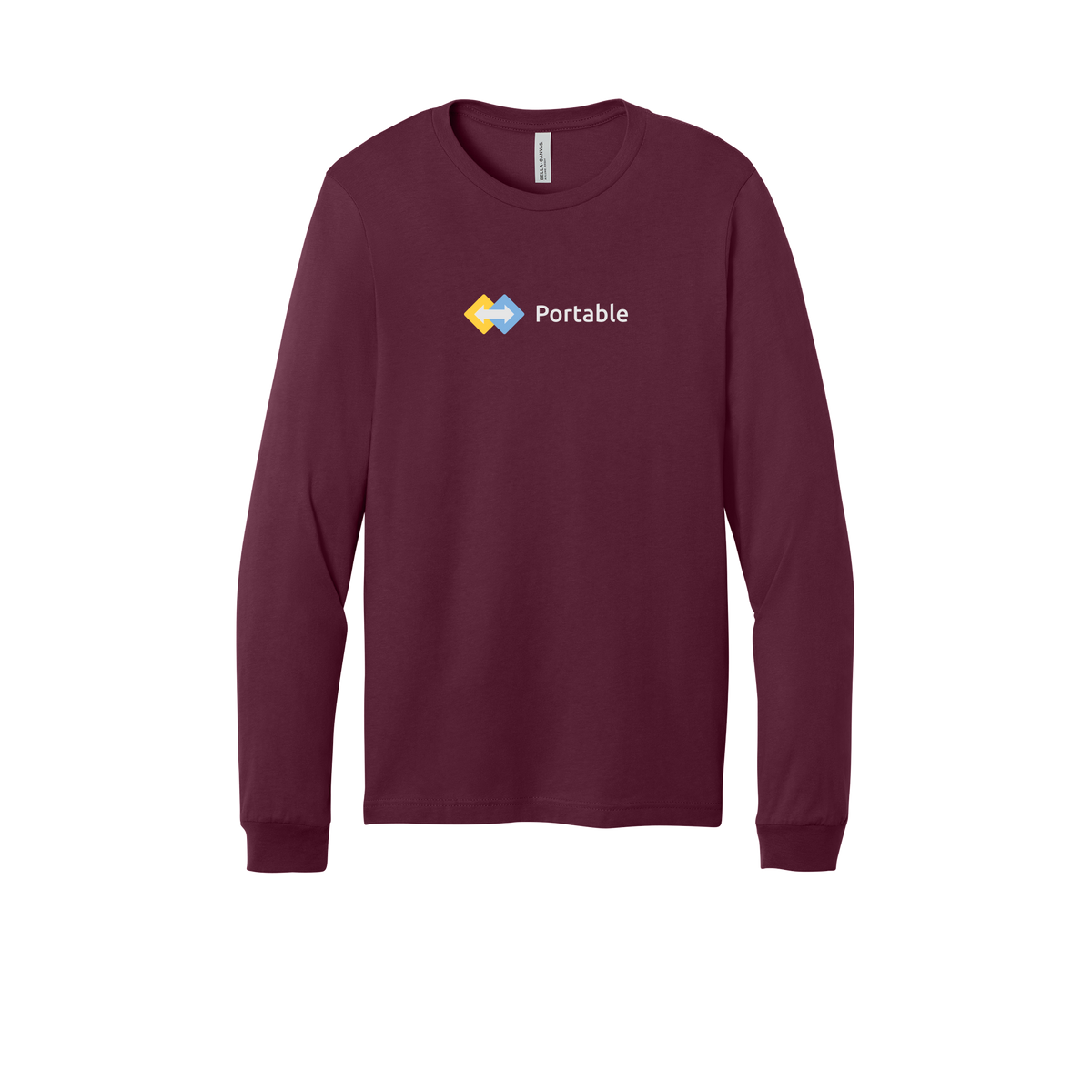 portable-all-season-long-sleeve-tee-dtf-front-3501-maroon-flat-front