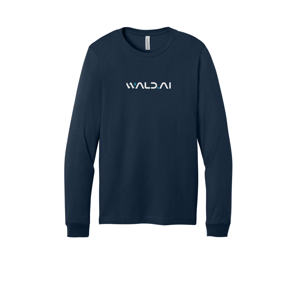 wald-all-season-long-sleeve-tee-dtf-front-3501-navy-flat-front