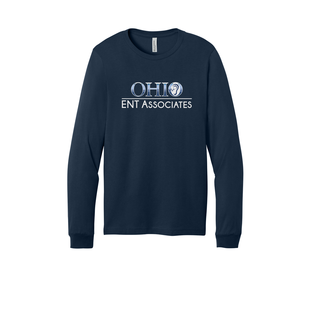 ohioentaudiology-all-season-medical-long-sleeve-tee-dtf-front-3501-navy-flat-front