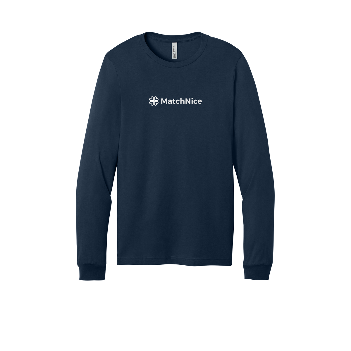 matchnice-all-season-long-sleeve-tee-dtf-front-3501-navy-flat-front