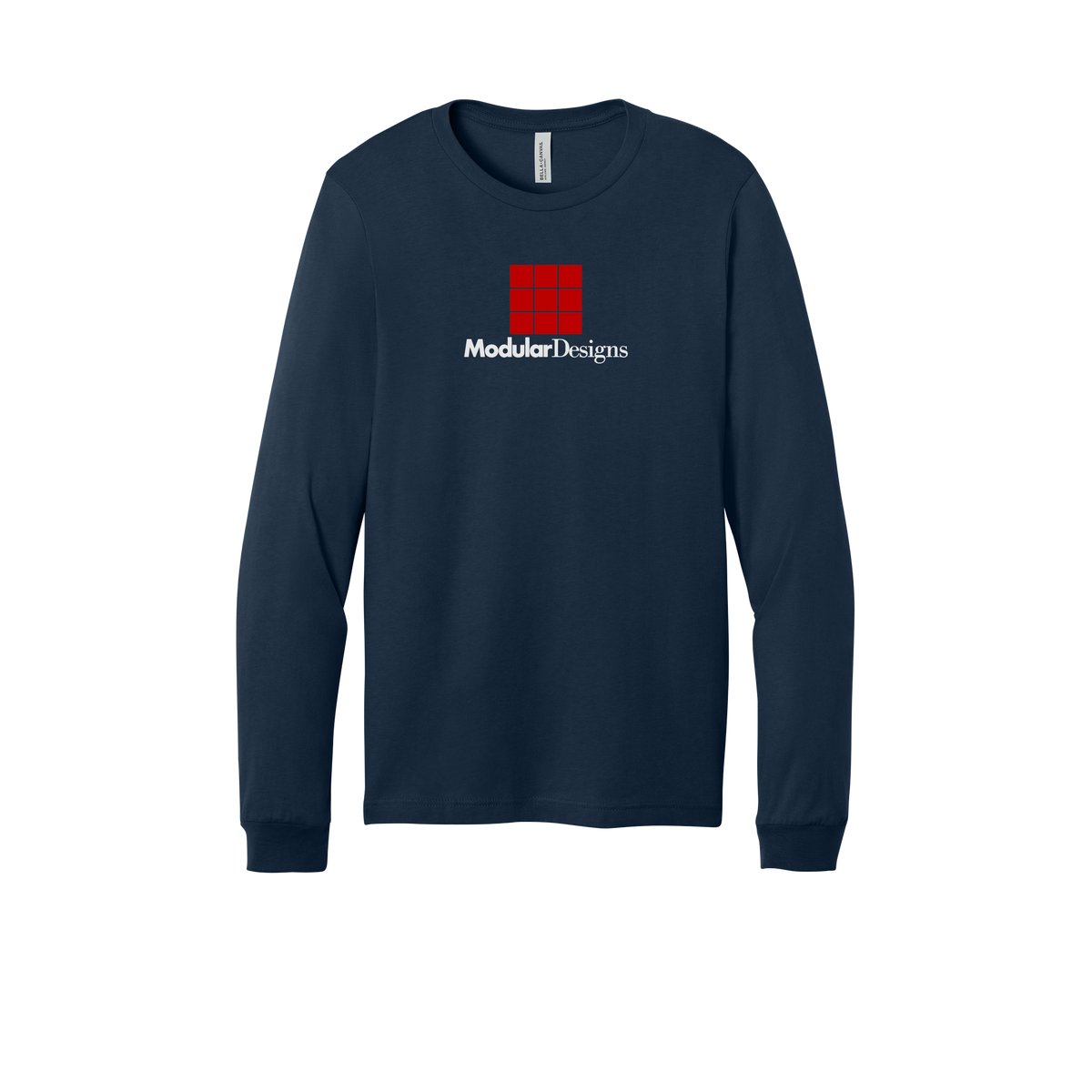 modulardesignsflooring-all-season-long-sleeve-tee-dtf-front-3501-navy-flat-front