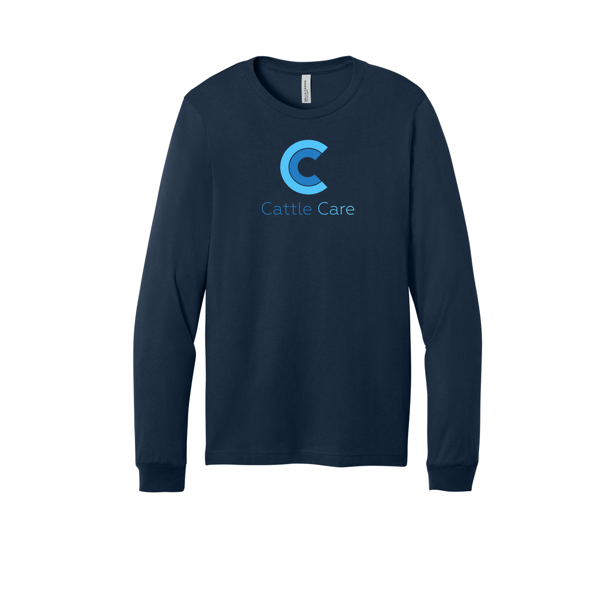 cattle-care-all-season-long-sleeve-tee-dtf-front-3501-navy-flat-front