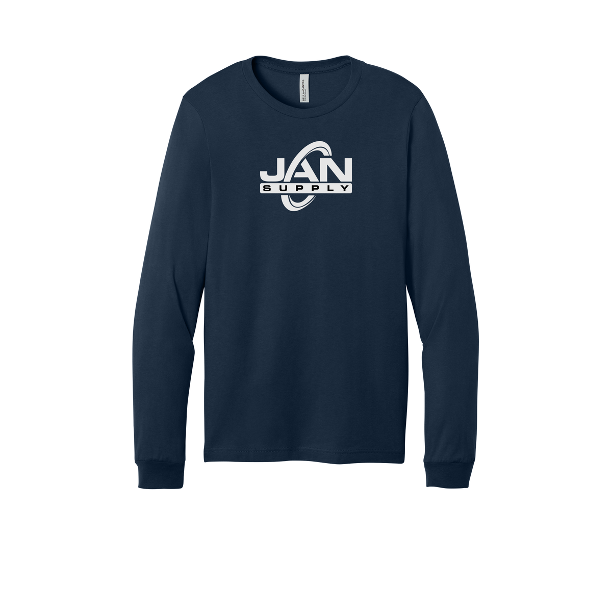 jan-pro-all-season-long-sleeve-tee-dtf-front-3501-navy-flat-front