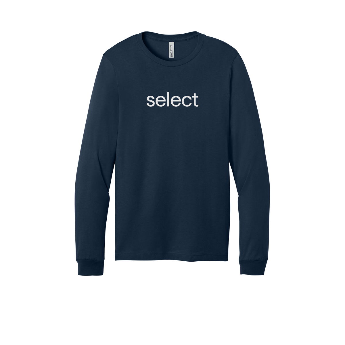 meetselect-all-season-long-sleeve-tee-dtf-front-3501-navy-flat-front