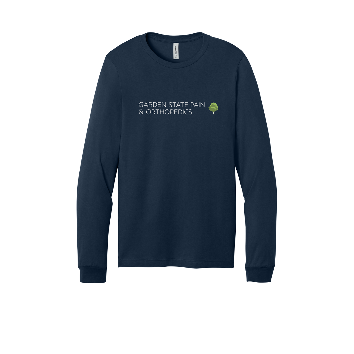 gardenstatepain-all-season-medical-long-sleeve-tee-dtf-front-3501-navy-flat-front
