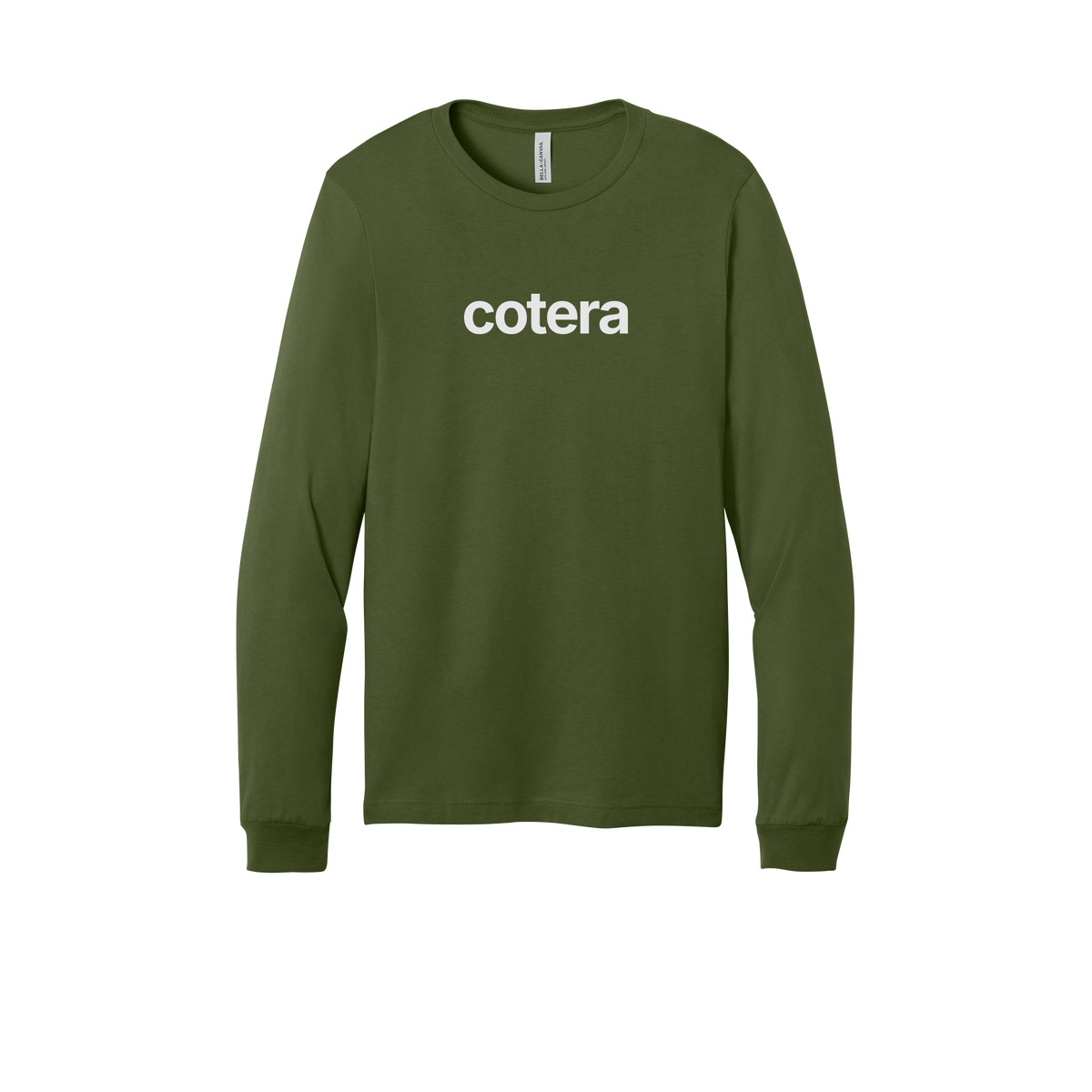 cotera-all-season-long-sleeve-tee-dtf-front-3501-olive-flat-front