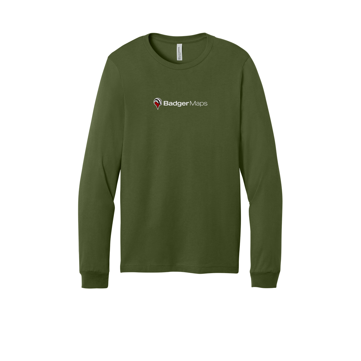 badgermapping-all-season-long-sleeve-tee-dtf-front-3501-olive-flat-front
