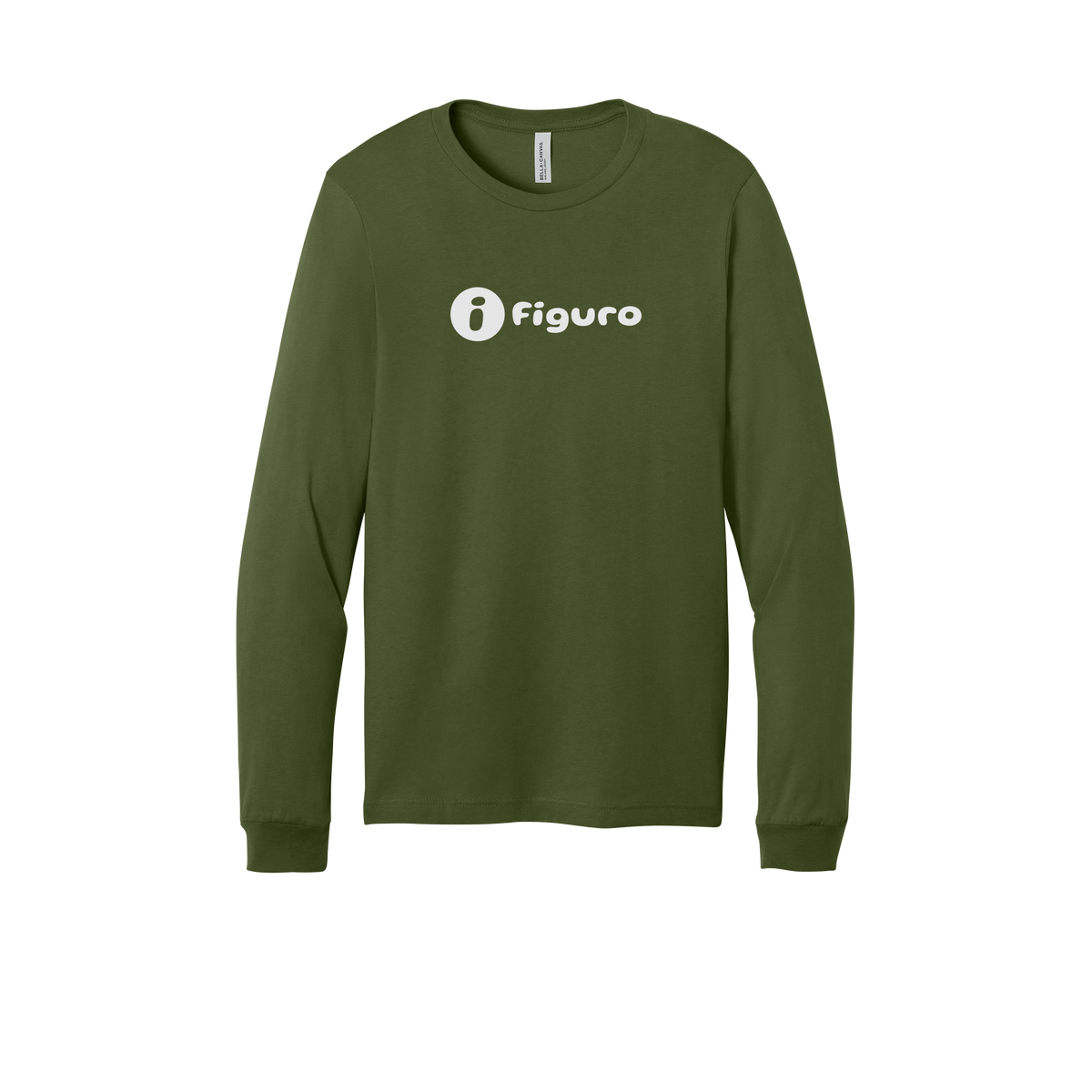 getfiguro-all-season-long-sleeve-tee-dtf-front-3501-olive-flat-front