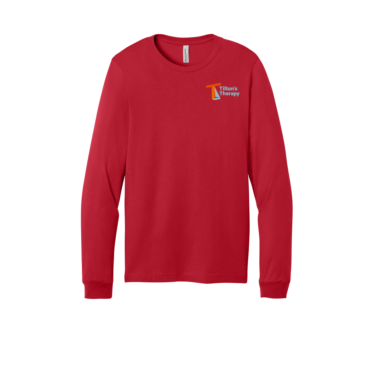 tiltonstherapy-all-season-long-sleeve-tee-dtf-leftchest-3501-red-flat-front