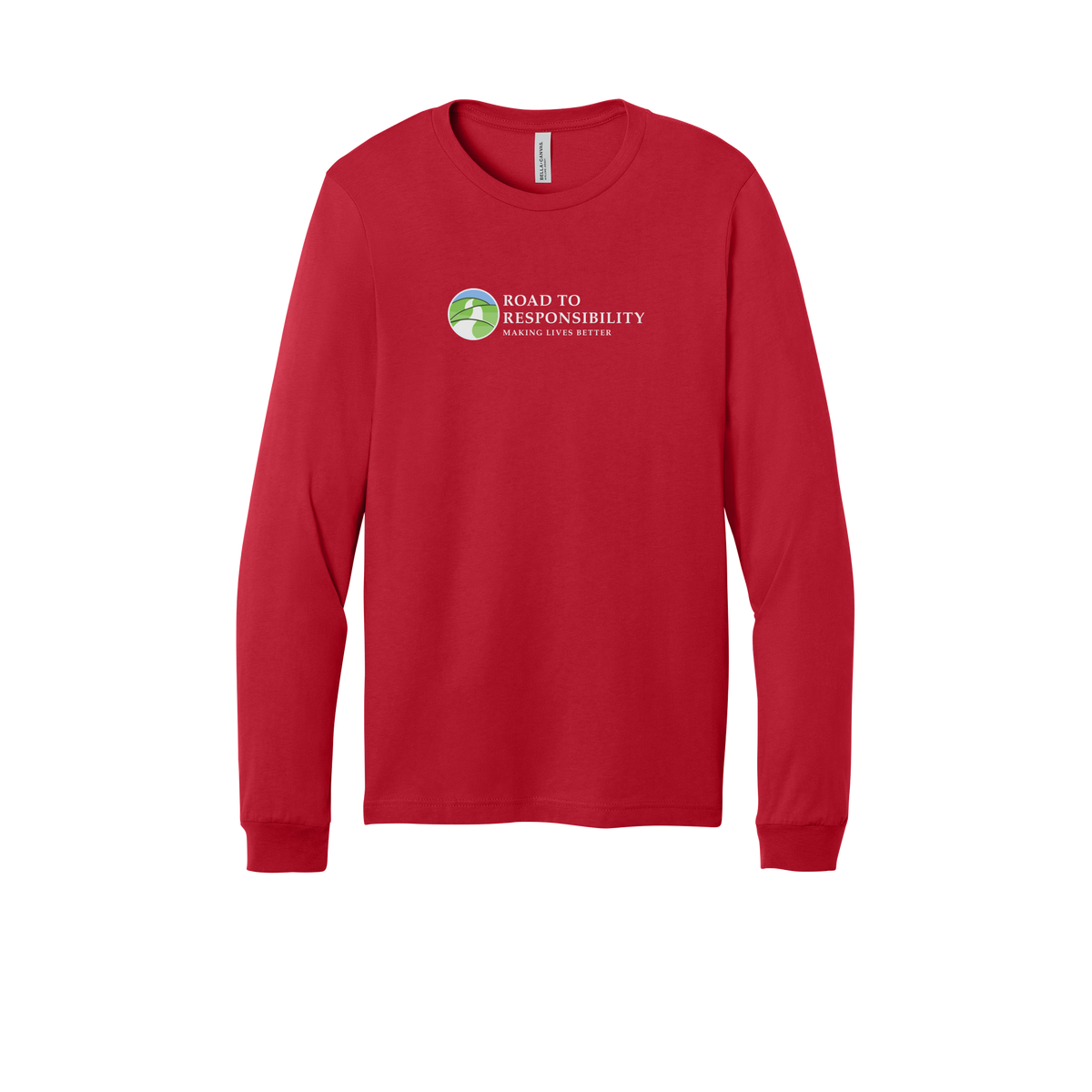 roadtoresponsibility-all-season-long-sleeve-tee-dtf-front-3501-red-flat-front