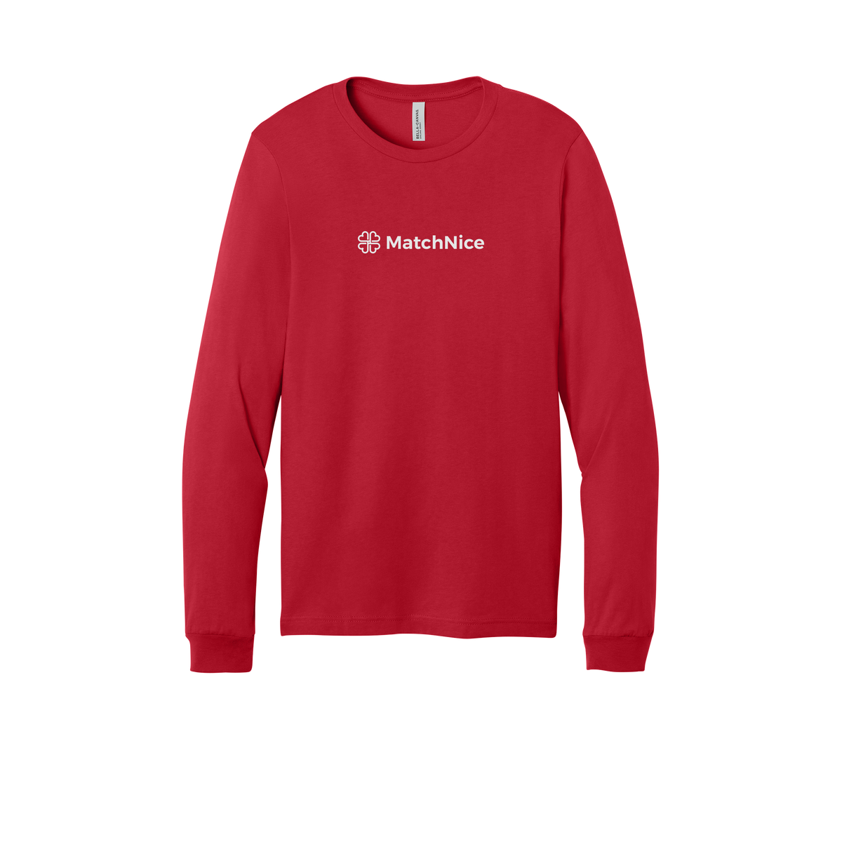 matchnice-all-season-long-sleeve-tee-dtf-front-3501-red-flat-front